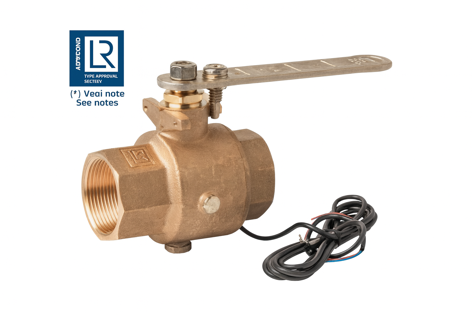 KUGELHAHN BRONZE MIT SENSOR 3/4" IG